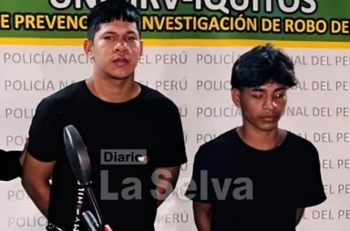 Envían al penal de Iquitos a dos investigados por robo de motocicleta.
