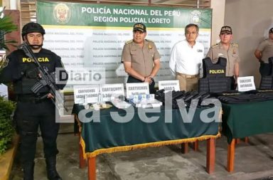 Policía de Loreto recibe armas, chalecos y motocicletas para reforzar patrullaje.