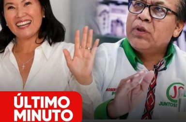 Keiko Fujimori y Roberto Sánchez lideran resultados finales de la ONPE