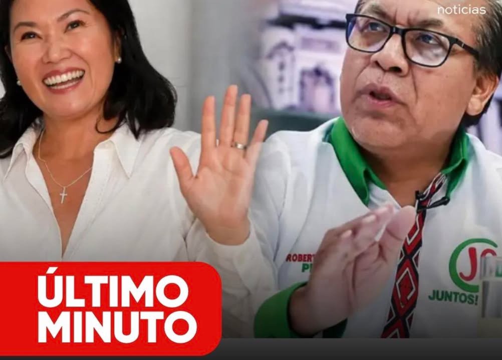 Keiko Fujimori y Roberto Sánchez lideran resultados finales de la ONPE