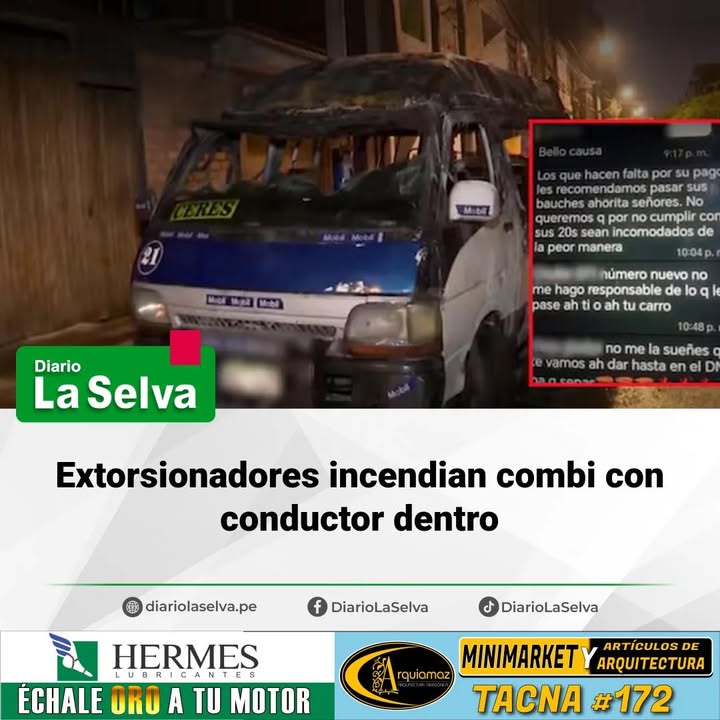 #Lima  Violencia contra transportistas vuelve a generar alarma