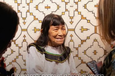 Artista amazónica representa al Perú en la Bienal de Venecia