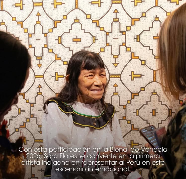 Artista amazónica representa al Perú en la Bienal de Venecia