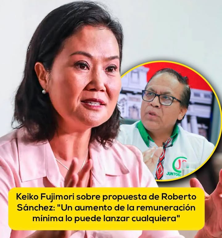 Candidata de Fuerza Popular criticó anuncio sobre remuneración mínima