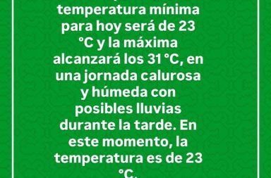 #clima| Así estaremos en Iquitos y la mayor parte de la región...