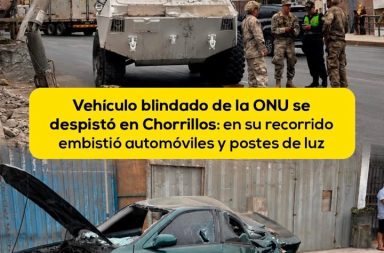 #Lima  Unidad impactó vehículos y postes durante su recorrido
