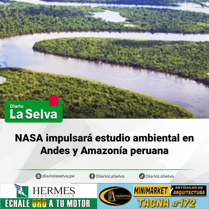 NASA realizará vuelos científicos sobre territorio peruano
