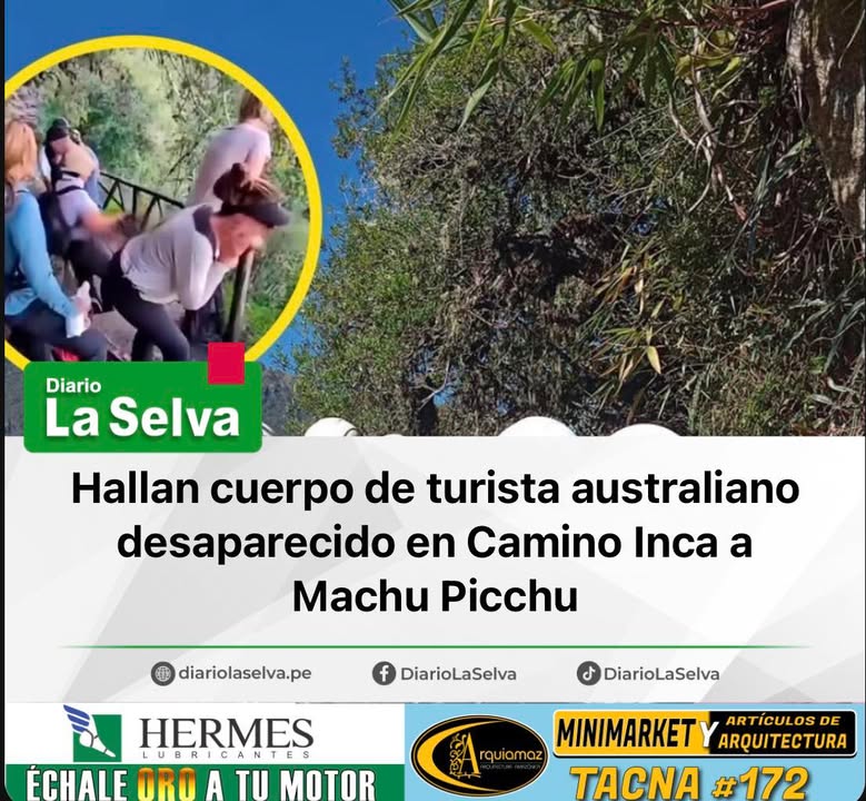 #Cuzco  Operativo de búsqueda culminó con el hallazgo del ciudadano extranjero en Cusco
