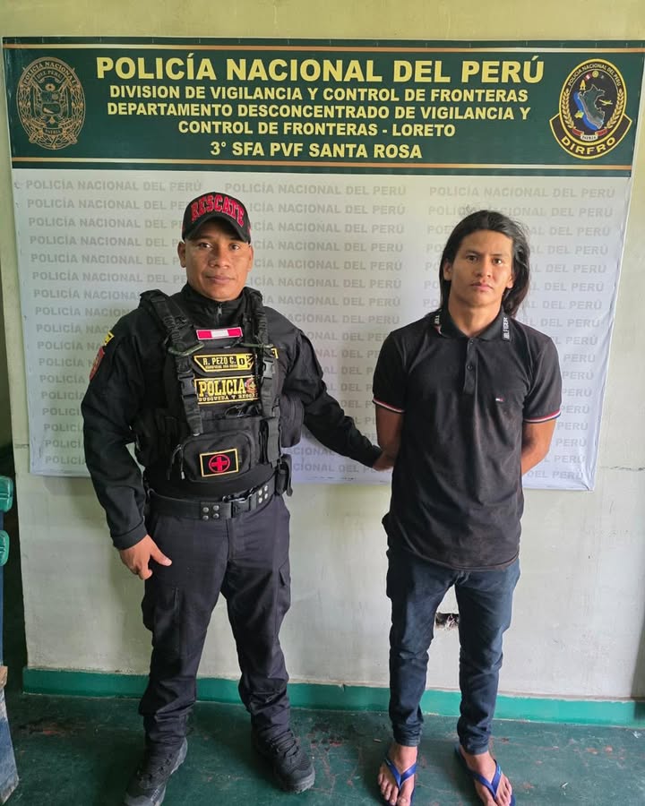 Intervención policial se realizó durante operativo de control en ruta Santa Rosa – Iquitos