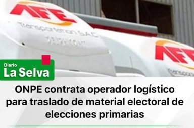 Empresa estará a cargo del transporte seguro del material electoral