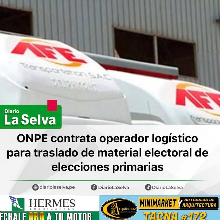 Empresa estará a cargo del transporte seguro del material electoral