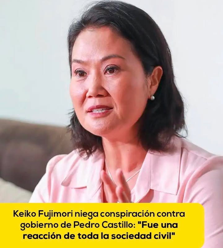 Keiko Fujimori descarta participación de su partido en presunta conspiración