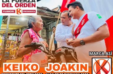 CON LA FUERZA DE KEIKO Y EL LIDERAZGO DE JOAKIN EN PUNCHANA SE LOGRARÁ PROGRESO.