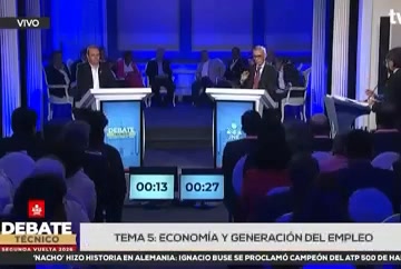 Debate económico enfrenta metas cuantificadas y cuestionamientos sobre planes de gobierno.