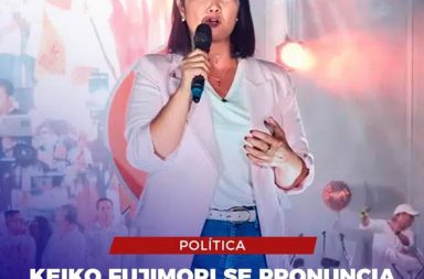 Keiko Fujimori se pronuncia sobre inseguridad ciudadana en mitin