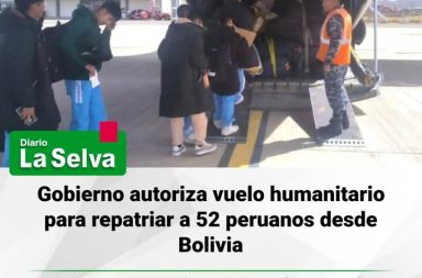 FAP realizará vuelo humanitario para retorno de peruanos desde Bolivia