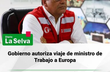 Ministro de Trabajo viajará a Suiza y España para actividades oficiales
