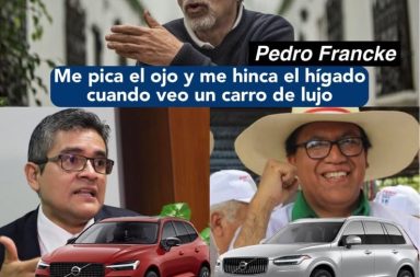 Imagen difundida en redes sociales plantea críticas sobre una aparente contradicción entre mensajes políticos vinculados a austeridad y el uso o posesión de vehículos de alta gama.