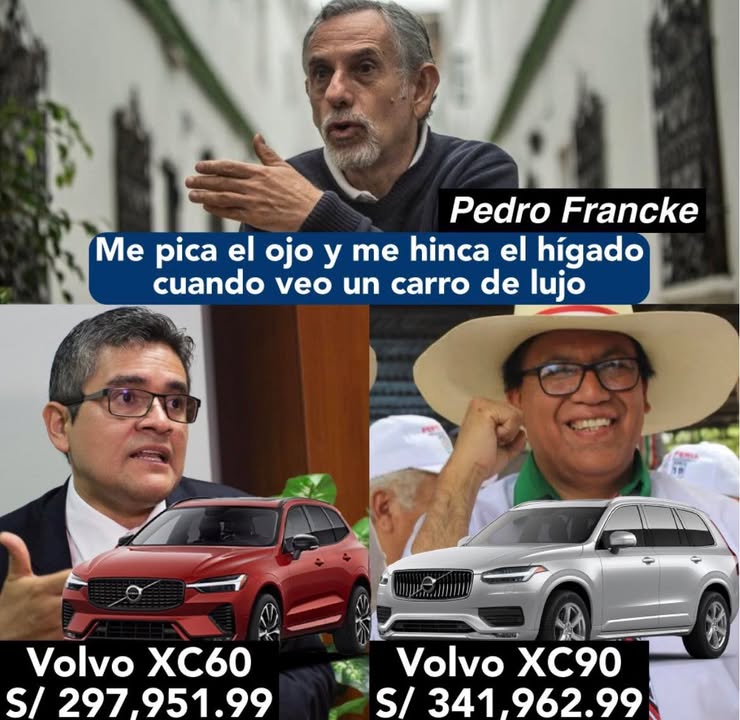 Imagen difundida en redes sociales plantea críticas sobre una aparente contradicción entre mensajes políticos vinculados a austeridad y el uso o posesión de vehículos de alta gama.