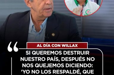 Congresista expresa postura sobre escenario electoral y respaldo político