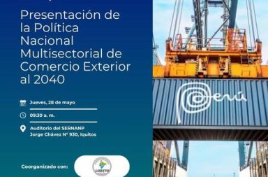 Convocan en Iquitos encuentro para impulsar competitividad y desarrollo exportador con miras al 2040.