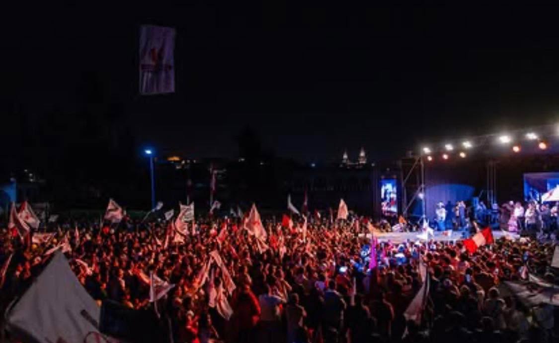 Así cerró su campaña Keiko Fujimori en Arequipa
