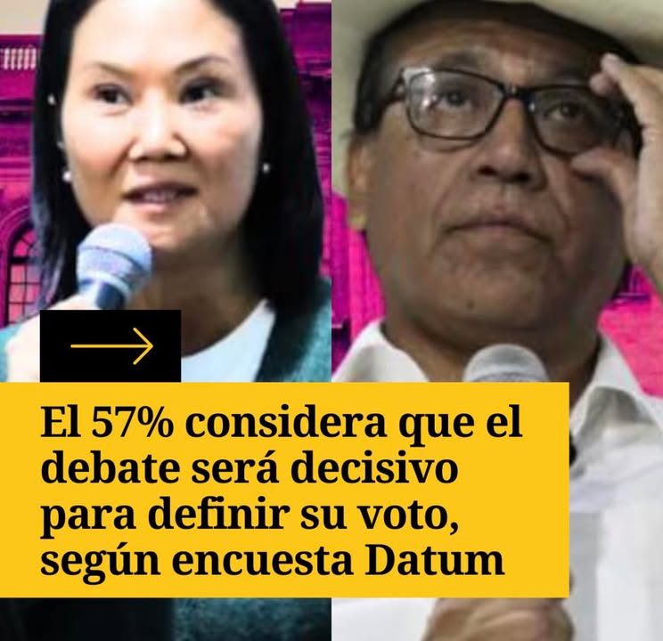 El 57% considera que el debate será decisivo para definir su voto, según encuesta.