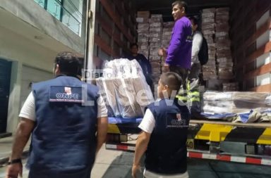 ODPE Maynas recibe material electoral para la Segunda Elección Presidencial del 7 de junio.