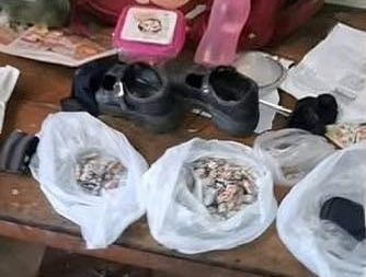 Operativo conjunto en Pebas permite incautar droga e insumos químicos valorizados en cerca de 57 mil dólares.