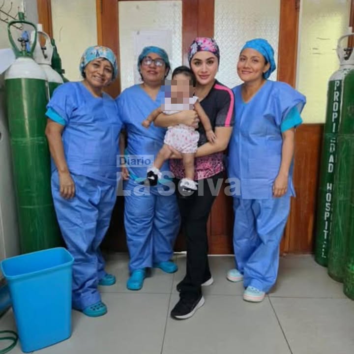 Bebé de seis meses vence dura batalla médica en el Hospital Regional de Loreto.