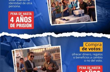 Campaña “Elecciones Sin Delitos” busca garantizar transparencia en comicios.