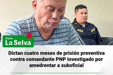Juez ordena cuatro meses de prisión preventiva para oficial policial