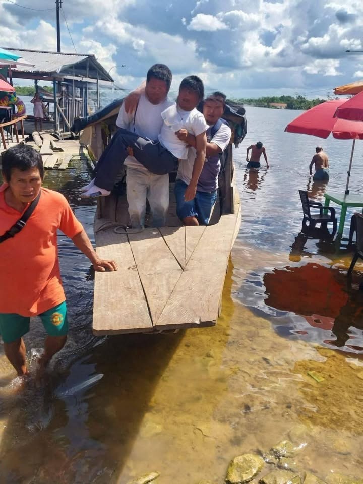 Menor fue trasladado de emergencia desde Santa Clara hasta el Hospital Iquitos
