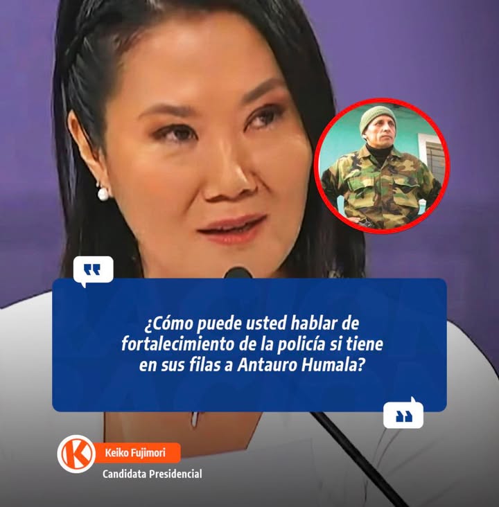 Candidata de Fuerza Popular planteó cuestionamientos sobre seguridad ciudadana