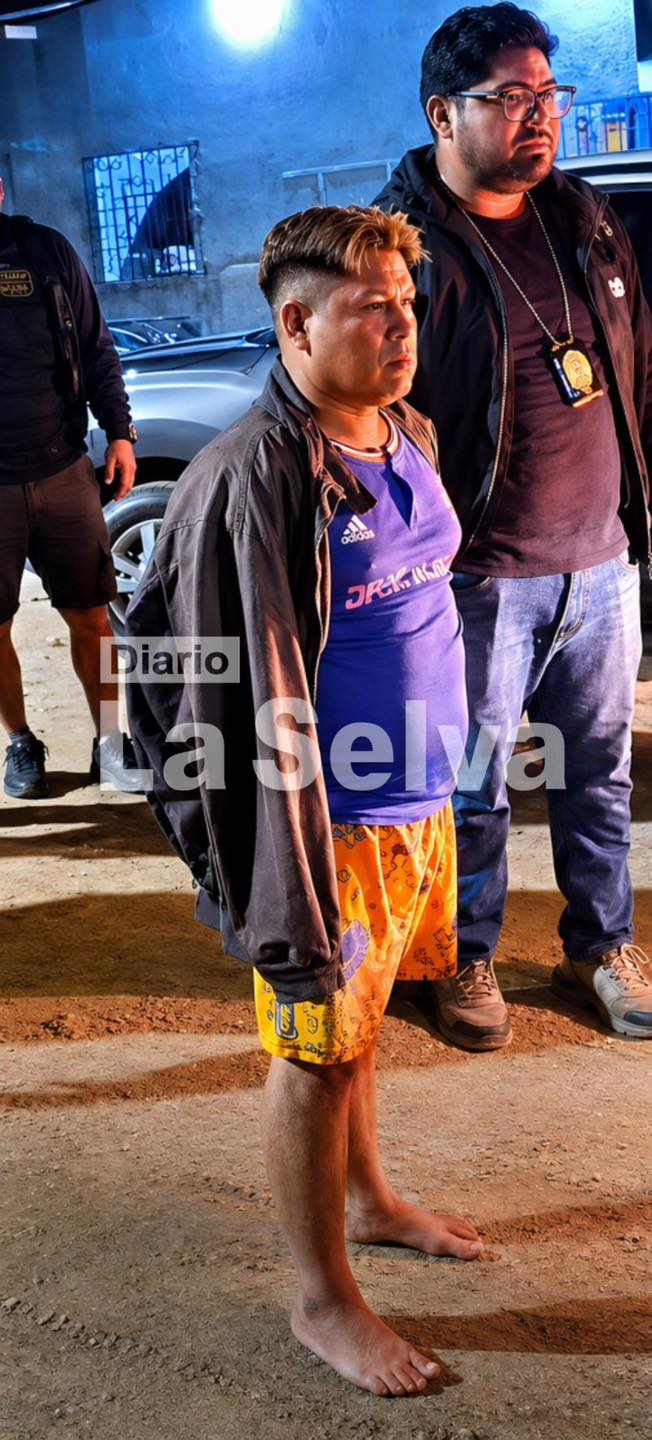 Agentes del AREANT Loreto detienen a alias “Papucho” con más de 760 ketes con PBC.