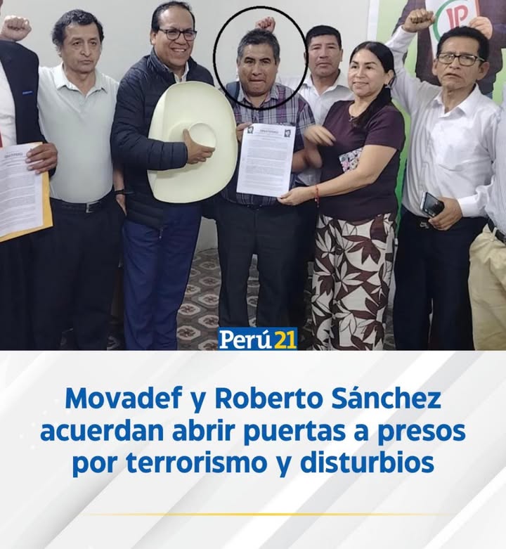 Acuerdo firmado por Roberto Sánchez desata debate político