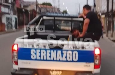 Nieto es intervenido tras presunta agresión y robo a su abuela de 81 años en Iquitos.