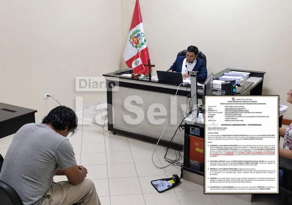 Condenan a hombre por agredir a su madre y deberá cumplir trabajos comunitarios.