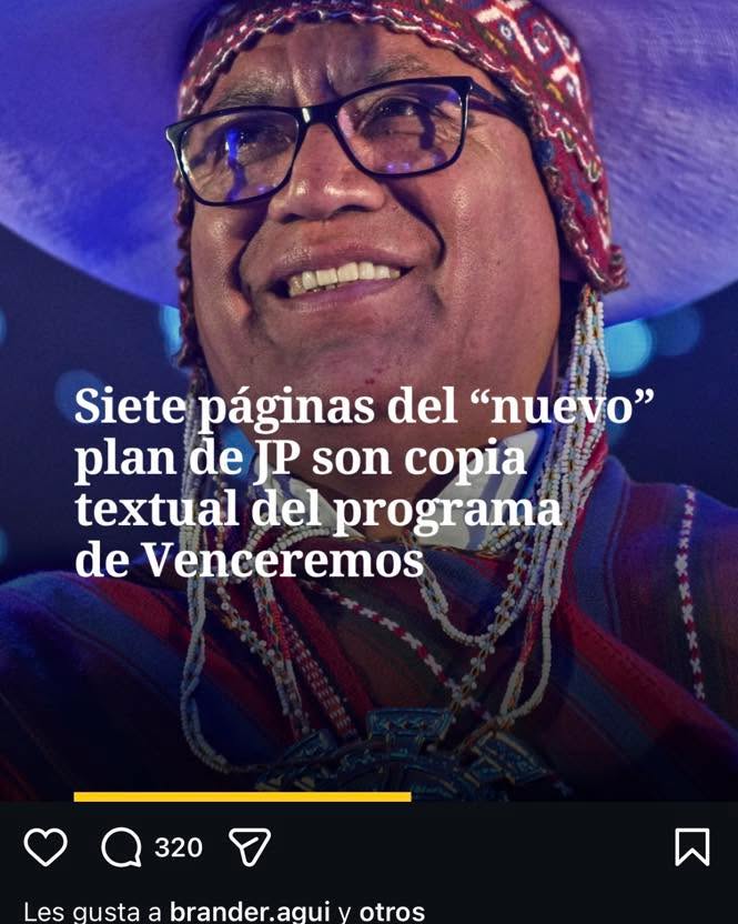 Cuestionan contenido del plan de gobierno de Juntos por el Perú