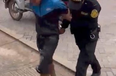 Policía interviene a tres sospechosos y decomisa arma artesanal