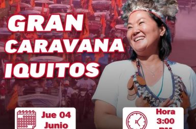 Simpatizantes convocan a gran caravana en apoyo a Keiko Fujimori