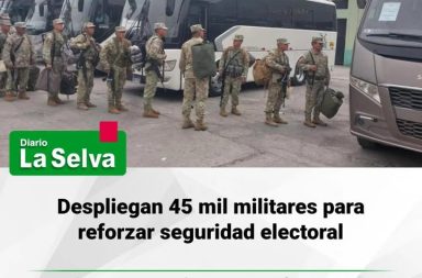 Fuerzas Armadas intensifican resguardo para la jornada electoral