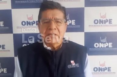 #ONPE | Dr. Fredy Alvarado Salazar, jefe de la ODP Maynas, informó...
