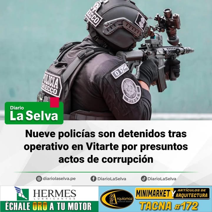 #Lima  Investigación alcanza a nueve efectivos de la PNP