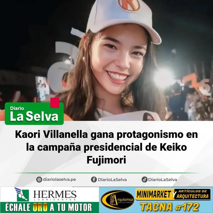 Hija de la candidata de Fuerza Popular despierta interés en redes sociales