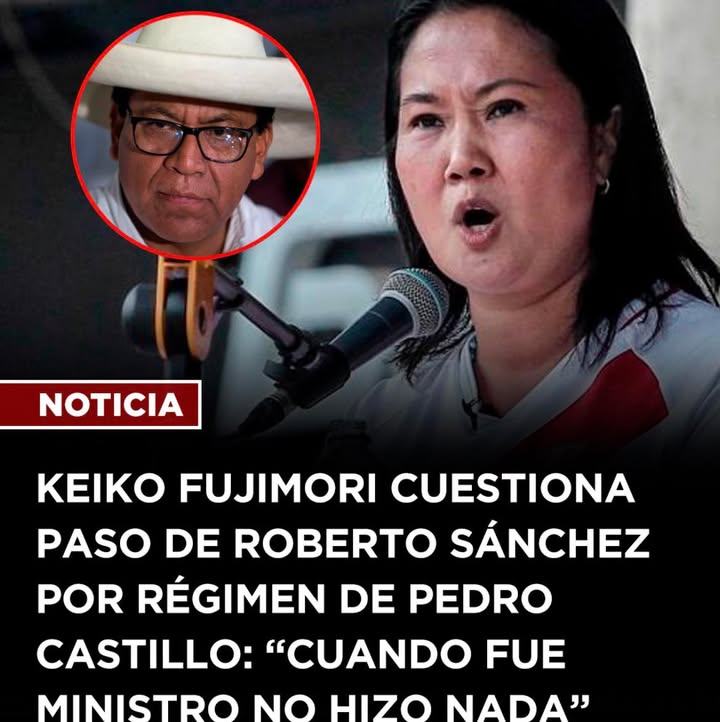 Candidata de Fuerza Popular critica desempeño de su contendor en el Ejecutivo