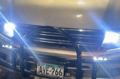 Automóvil requisitoriado fue intervenido durante operativo policial