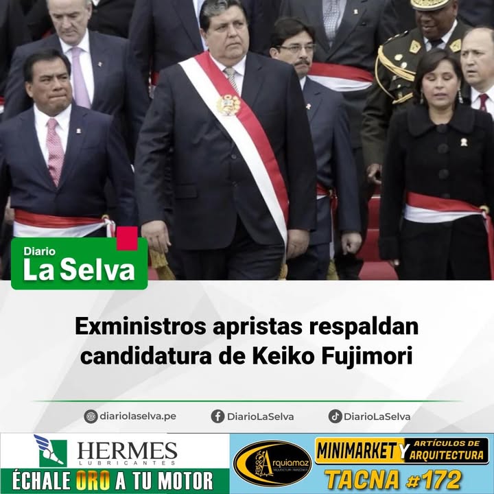 Exfuncionarios del segundo gobierno aprista expresan su apoyo