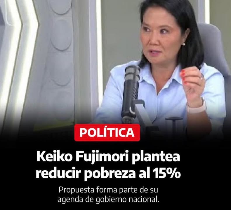 Candidata plantea meta de reducción de la pobreza