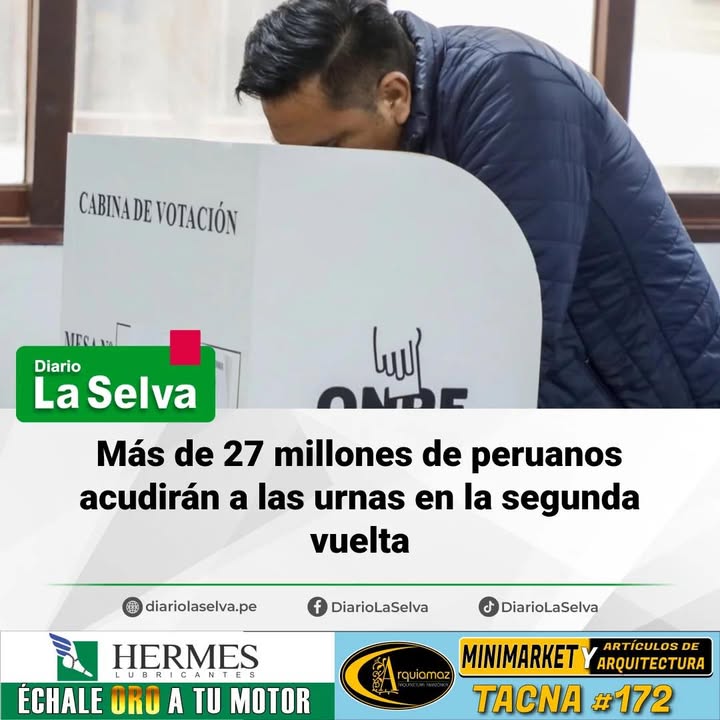 Electores definirán al próximo presidente del Perú